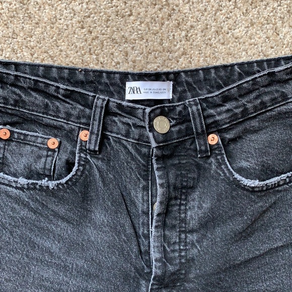 Zara Straight Leg Denim - Picture 2 of 4